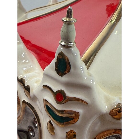 Department 56 THE CARNIVAL CAROUSEL Musical Porcelain Original BOX Snow Village - Picture 17 of 17